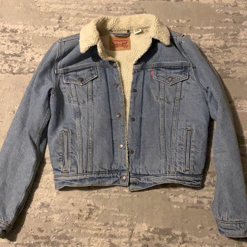 Vintage Levi’s Denim Sherpa Jacket